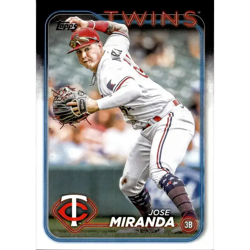 2024 Topps #507 Jose Miranda NM-MT Minnesota Twins Baseball Card - Baseball Card Single
