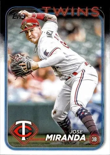2024 Topps #507 Jose Miranda NM-MT Twins ID:70977 - Baseball Card Single