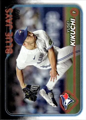 Yusei Kikuchi Blue Jays baseball card with original gloss from 2024 Topps #510
