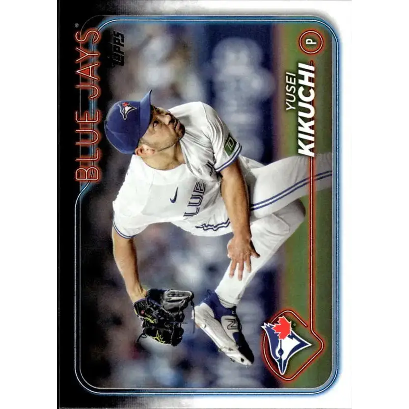 2024 Topps #510 Yusei Kikuchi NM-MT Toronto Blue Jays Baseball Card - Baseball Card Single