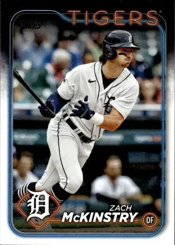 Zach McKinstry baseball card with original gloss from 2024 Topps #511 NM-MT Tigers