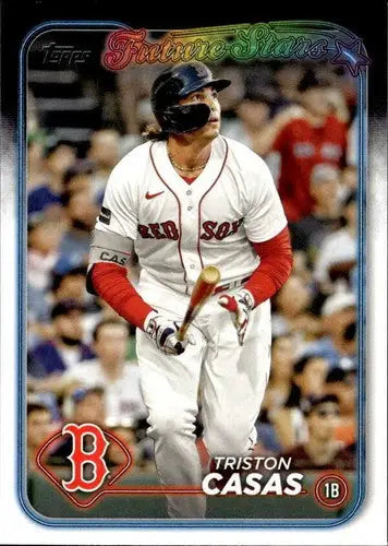 Triston Casas baseball card from 2024 Topps Red Sox with original gloss NM-MT