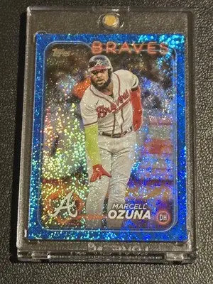 2024 Topps #518 Marcell Ozuna Blue Holofoil #/999 - Baseball Card Single