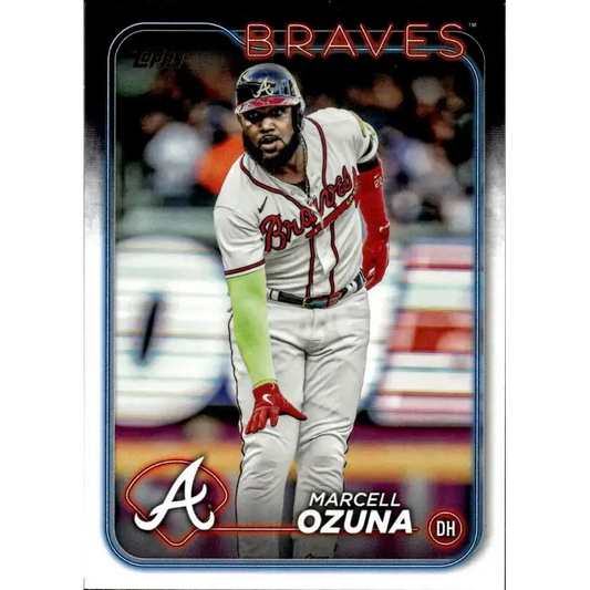 2024 Topps #518 Marcell Ozuna NM-MT Atlanta Braves Baseball Card - Baseball Card Single