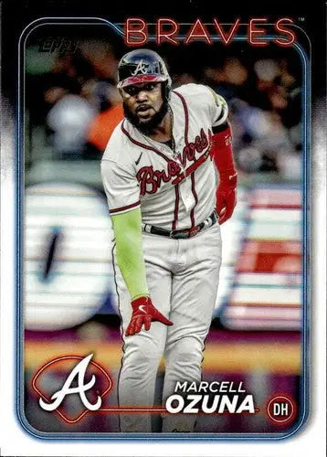 2024 Topps #518 Marcell Ozuna NM-MT Braves ID:70982 - Baseball Card Single