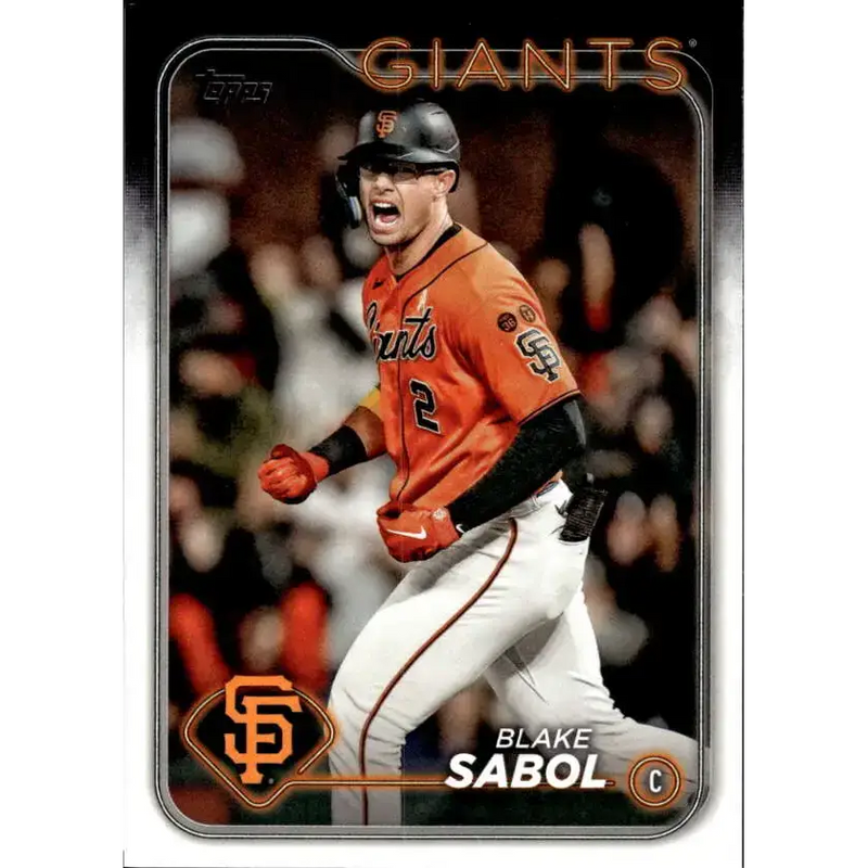 2024 Topps #521 Blake Sabol NM-MT San Francisco Giants Baseball Card - Baseball Card Single