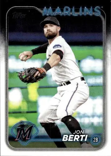 2024 Topps Jon Berti NM-MT Marlins baseball card with original gloss style