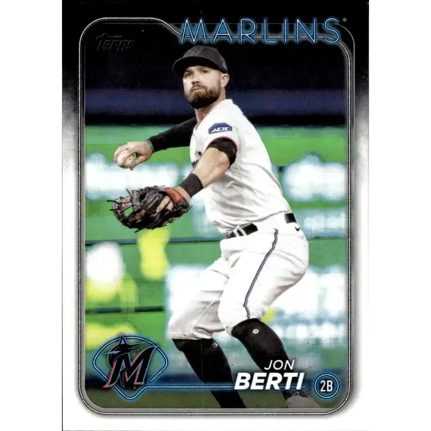 2024 Topps #524 Jon Berti NM-MT Miami Marlins Baseball Card - Baseball Card Single