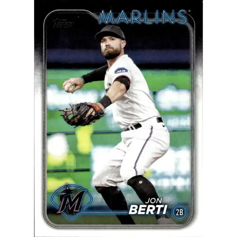 2024 Topps #524 Jon Berti NM-MT Miami Marlins Baseball Card - Baseball Card Single