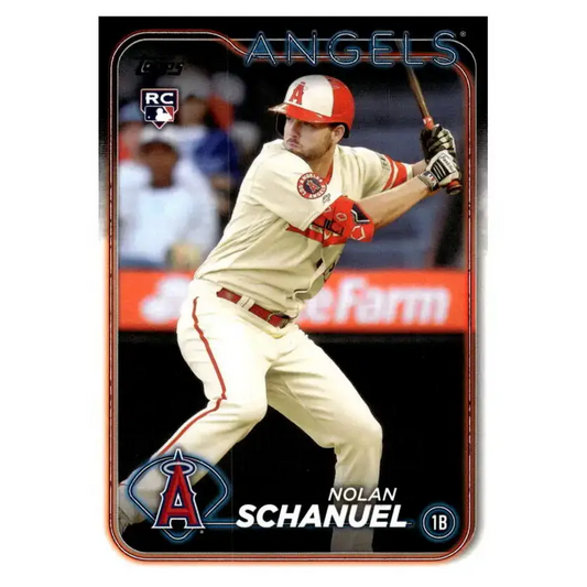 2024 Topps #53 Nolan Schanuel NM-MT RC Rookie Los Angeles Angels Baseball Card - Baseball Card Single