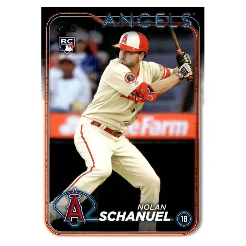 2024 Topps #53 Nolan Schanuel NM-MT RC Rookie Los Angeles Angels Baseball Card - Baseball Card Single