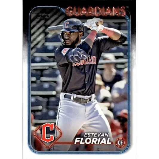 2024 Topps #531 Estevan Florial NM-MT Cleveland Guardians Baseball Card - Baseball Card Single