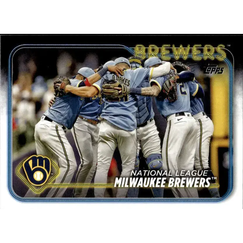 2024 Topps #533 Team Card NM-MT Milwaukee Brewers Baseball Card - Baseball Card Single