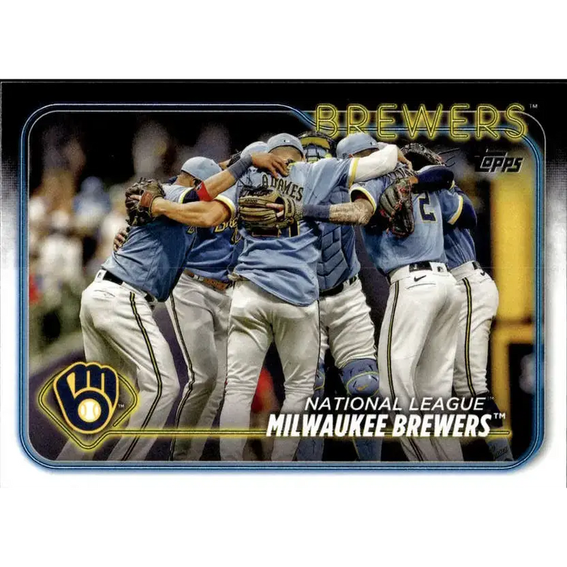 2024 Topps #533 Team Card NM-MT Milwaukee Brewers Baseball Card - Baseball Card Single