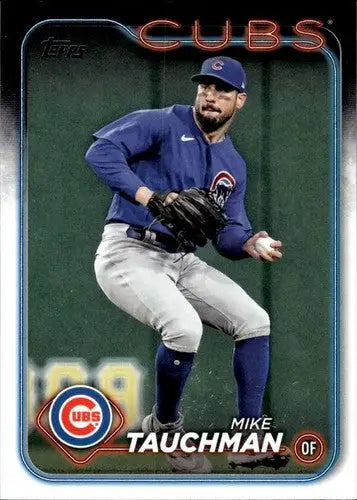 2024 Topps Mike Tauchman NM-MT baseball card with original gloss Cubs ID 75125