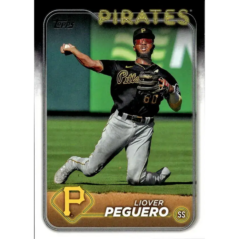 2024 Topps #542 Liover Peguero NM-MT Pittsburgh Pirates Baseball Card - Baseball Card Single