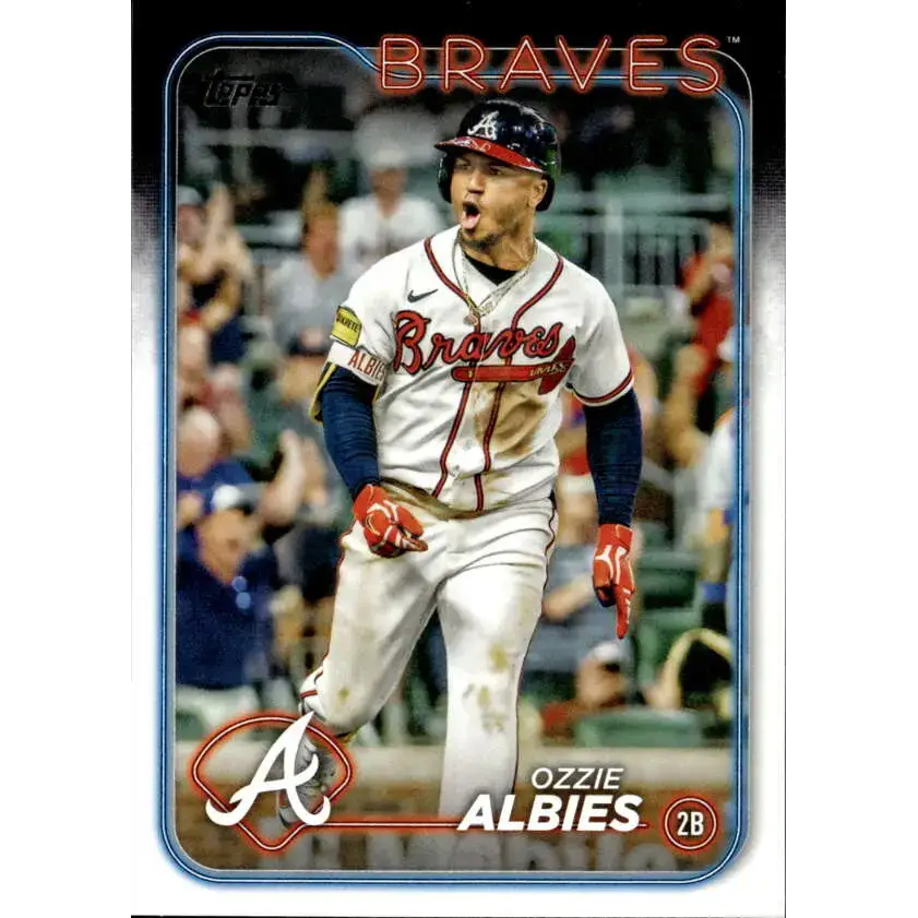 2024 Topps #544 Ozzie Albies NM-MT Atlanta Braves Baseball Card - Baseball Card Single