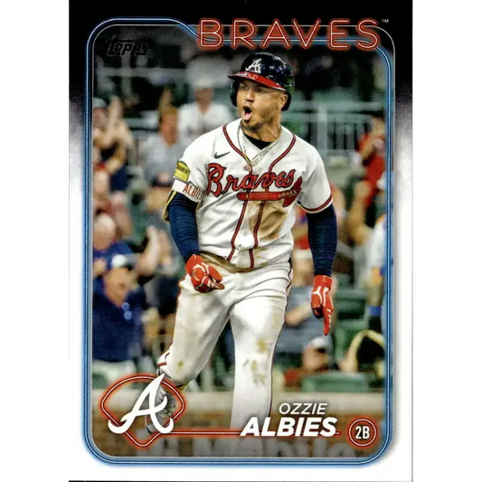 2024 Topps #544 Ozzie Albies NM-MT Atlanta Braves Baseball Card - Baseball Card Single