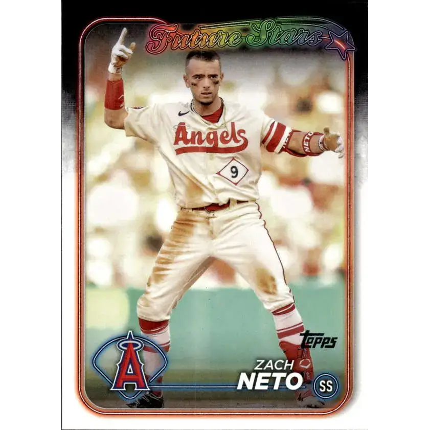 2024 Topps #545 Zach Neto NM-MT Los Angeles Angels Baseball Card - Baseball Card Single