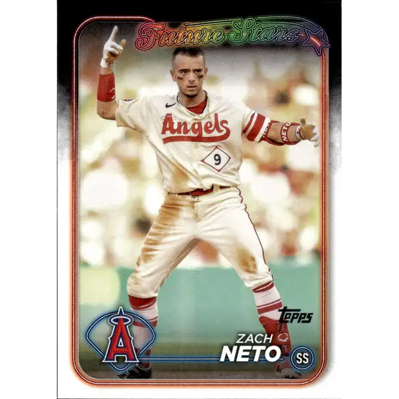 2024 Topps #545 Zach Neto NM-MT Los Angeles Angels Baseball Card - Baseball Card Single