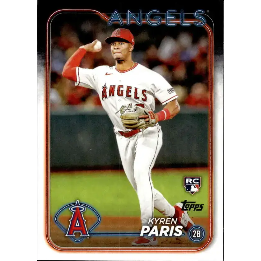 2024 Topps #549 Kyren Paris NM-MT RC Rookie Los Angeles Angels Baseball Card - Baseball Card Single