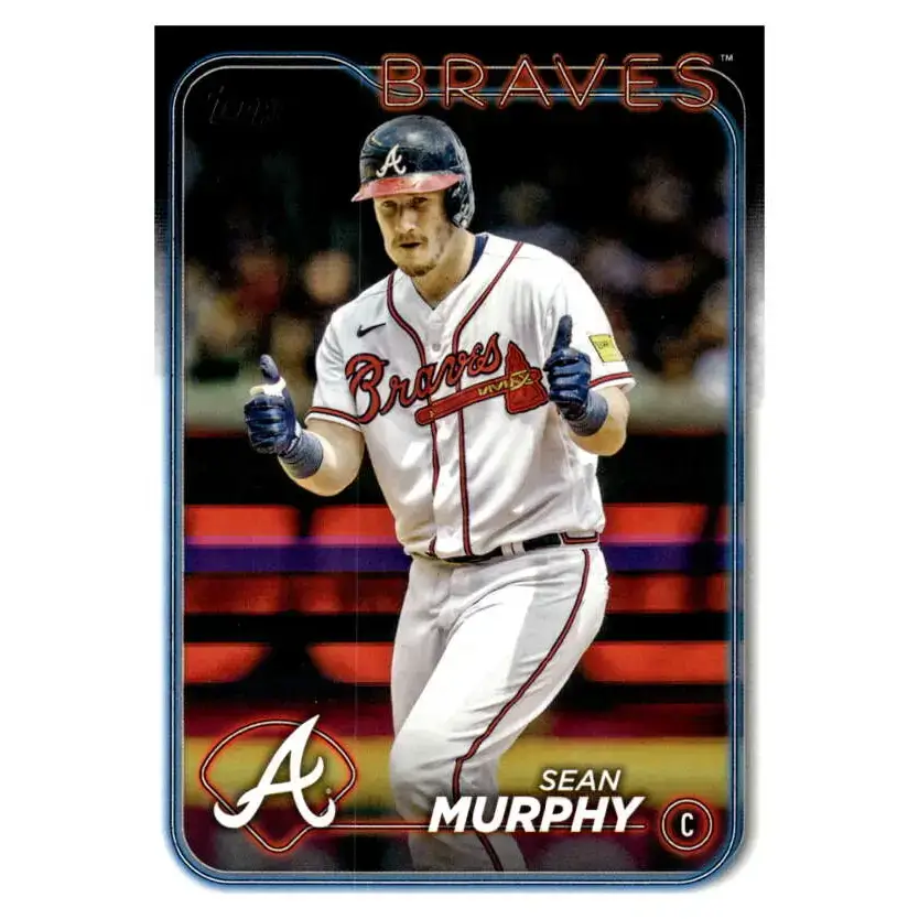 2024 Topps #55 Sean Murphy NM-MT Atlanta Braves Baseball Card - Baseball Card Single