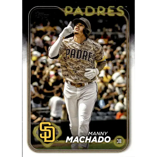 2024 Topps #550 Manny Machado NM-MT San Diego Padres Baseball Card - Baseball Card Single