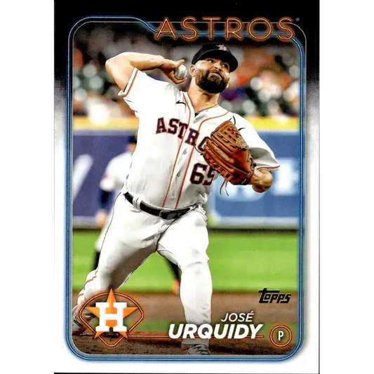 2024 Topps #552 Jose Urquidy NM-MT Houston Astros Baseball Card - Baseball Card Single