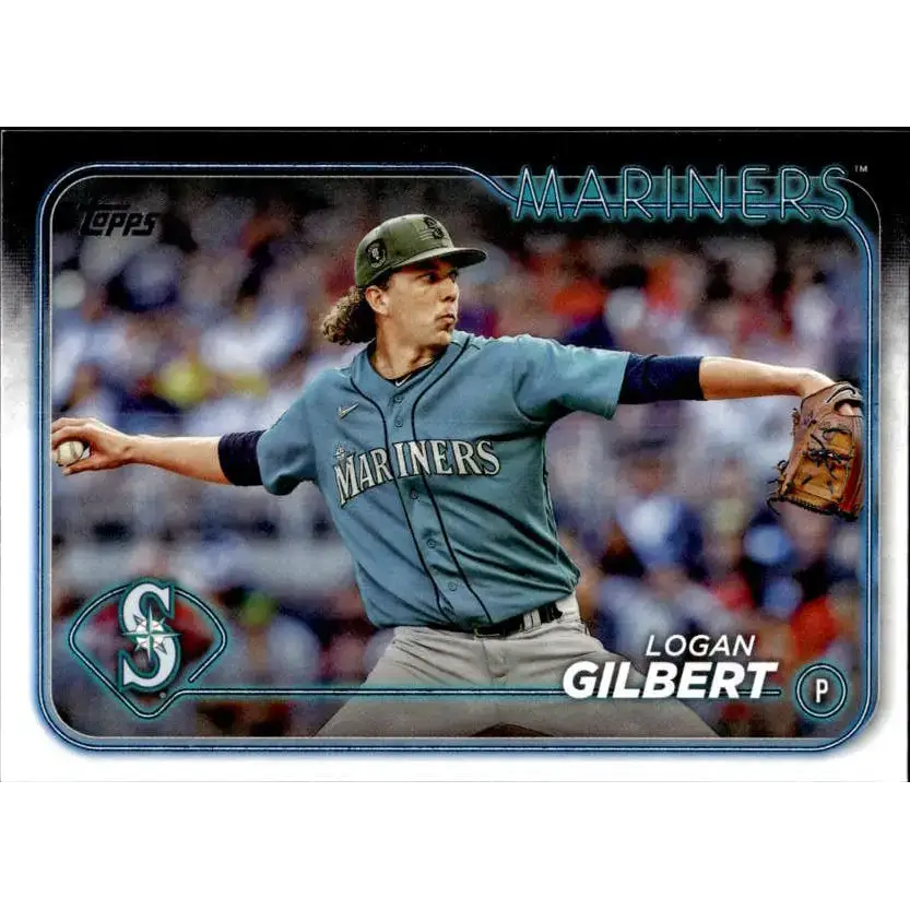 2024 Topps #556 Logan Gilbert NM-MT Seattle Mariners Baseball Card - Baseball Card Single