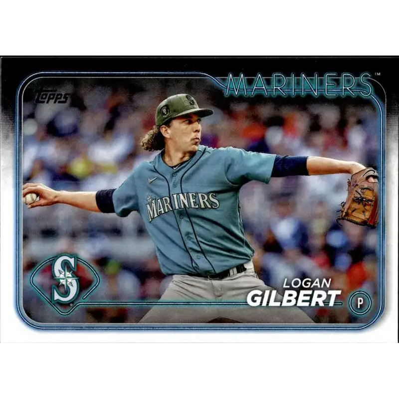 2024 Topps #556 Logan Gilbert NM-MT Seattle Mariners Baseball Card - Baseball Card Single