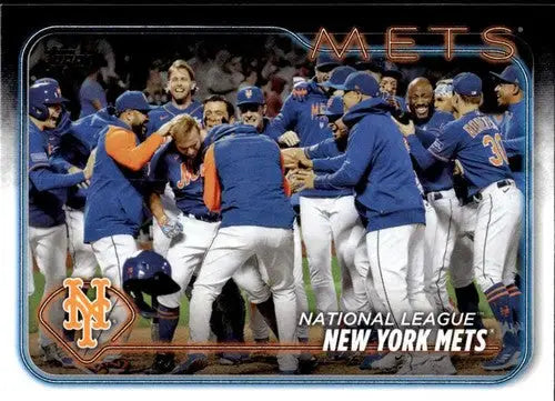 2024 Topps #557 Team Card NM-MT Mets ID:71001 - Baseball Card Single