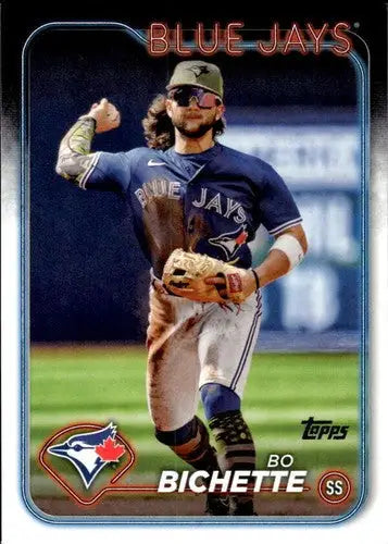 2024 Topps Bo Bichette baseball card with original gloss Blue Jays ID 75138