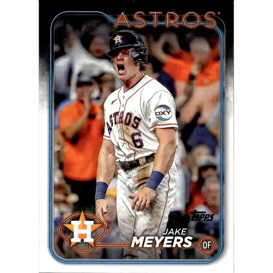 2024 Topps #564 Jake Meyers NM-MT Houston Astros Baseball Card - Baseball Card Single