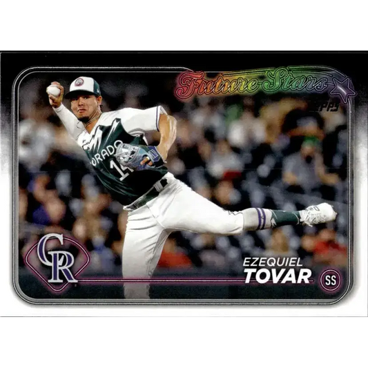 2024 Topps #565 Ezequiel Tovar NM-MT Colorado Rockies Baseball Card - Baseball Card Single