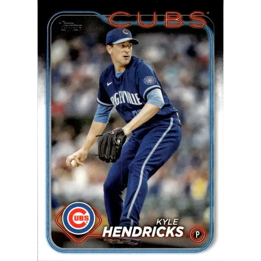 2024 Topps #567 Kyle Hendricks NM-MT Chicago Cubs Baseball Card - Baseball Card Single