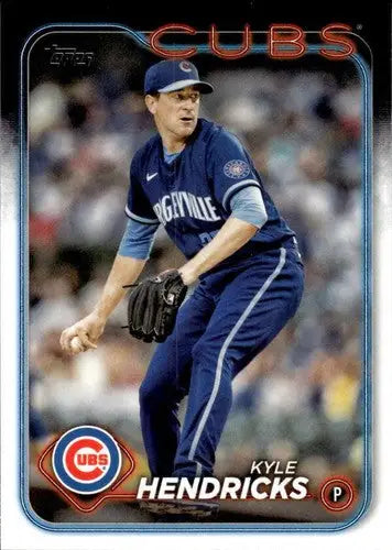 2024 Topps #567 Kyle Hendricks NM-MT Cubs ID:71004 - Baseball Card Single