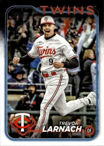 Original gloss Trevor Larnach baseball card 2024 Topps #568 Trevor Larnach NM-MT Twins