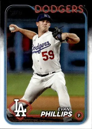 2024 Topps #569 Evan Phillips NM-MT Dodgers ID:71005 - Baseball Card Single