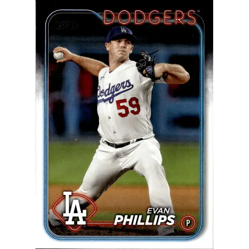 2024 Topps #569 Evan Phillips NM-MT Los Angeles Dodgers Baseball Card - Baseball Card Single
