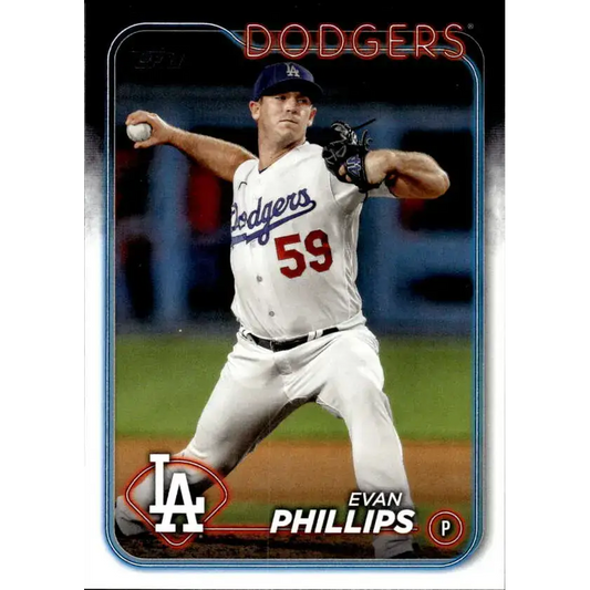 2024 Topps #569 Evan Phillips NM-MT Los Angeles Dodgers Baseball Card - Baseball Card Single