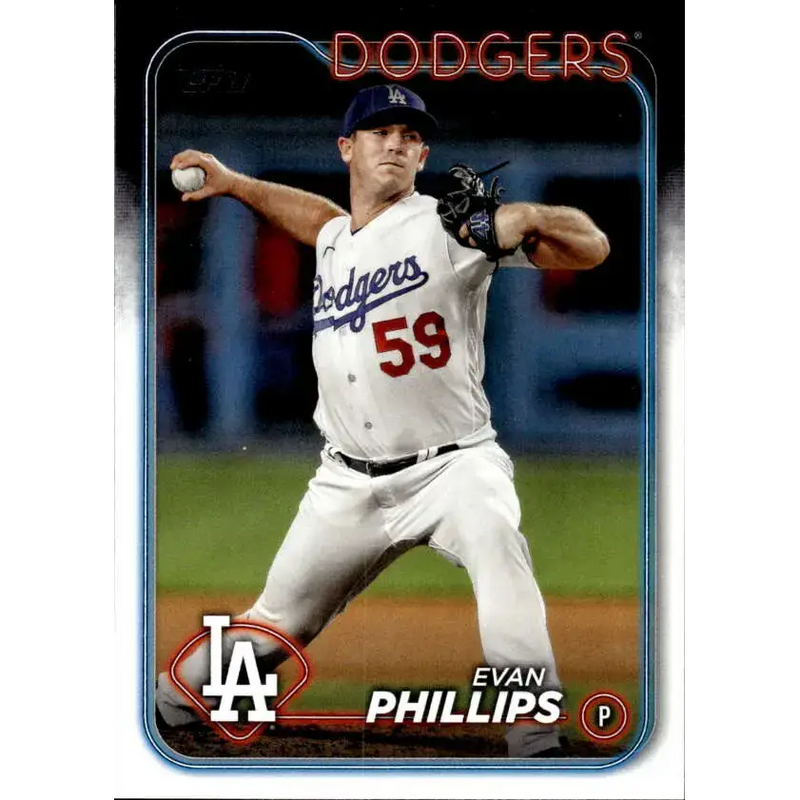 2024 Topps #569 Evan Phillips NM-MT Los Angeles Dodgers Baseball Card - Baseball Card Single