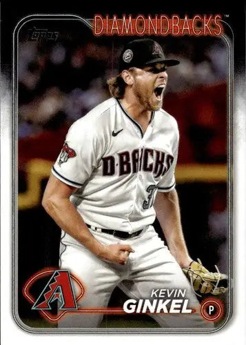 Kevin Ginkel baseball card with original gloss, Kevin Ginkel NM-MT Diamondbacks