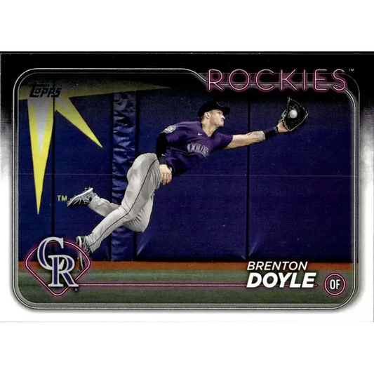 2024 Topps #574 Brenton Doyle NM-MT Colorado Rockies Baseball Card - Baseball Card Single