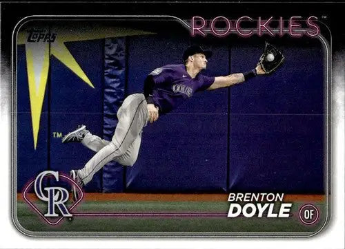 2024 Topps #574 Brenton Doyle NM-MT Rockies ID:71008 - Baseball Card Single