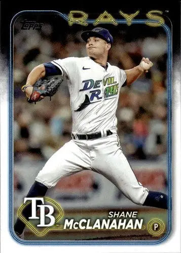 2024 Topps #578 Shane McClanahan NM-MT Rays ID:75147 - Baseball Card Single
