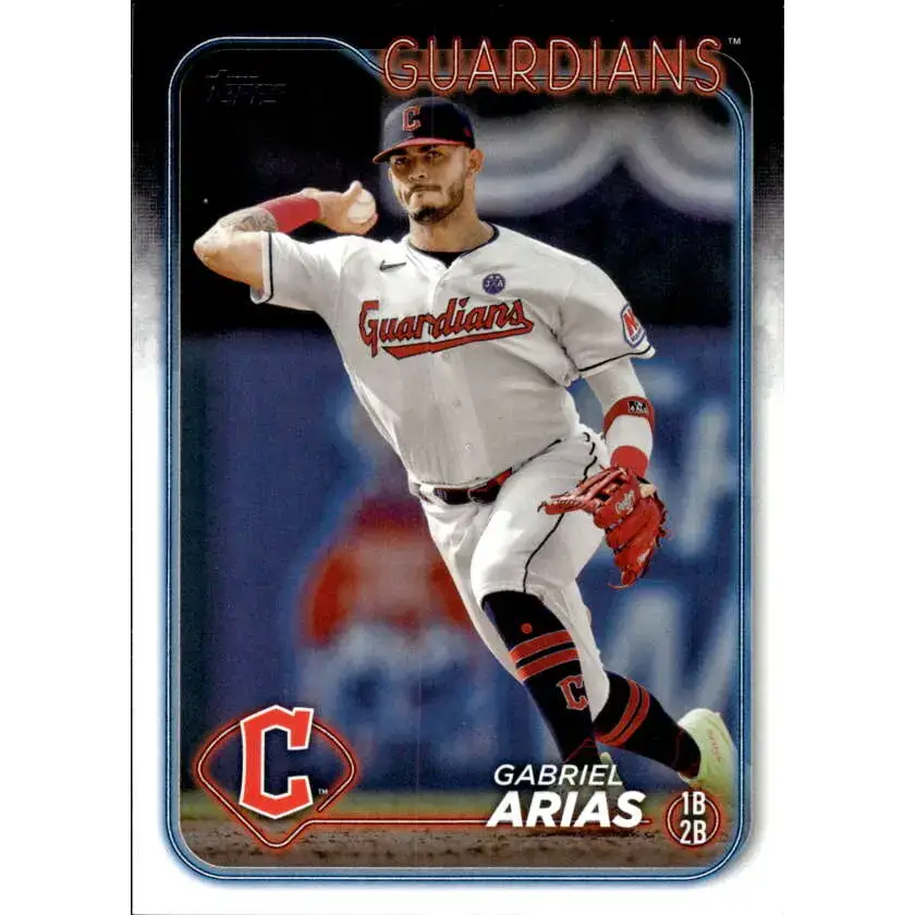 2024 Topps #579 Gabriel Arias NM-MT Cleveland Guardians Baseball Card - Baseball Card Single
