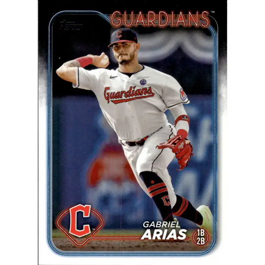 2024 Topps #579 Gabriel Arias NM-MT Cleveland Guardians Baseball Card - Baseball Card Single