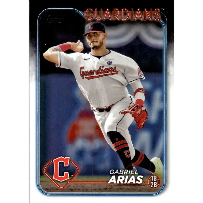 2024 Topps #579 Gabriel Arias NM-MT Cleveland Guardians Baseball Card - Baseball Card Single