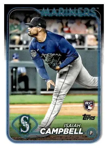 2024 Topps #58 Isaiah Campbell NM-MT RC Rookie Mariners ID:71116 - Baseball Card Single