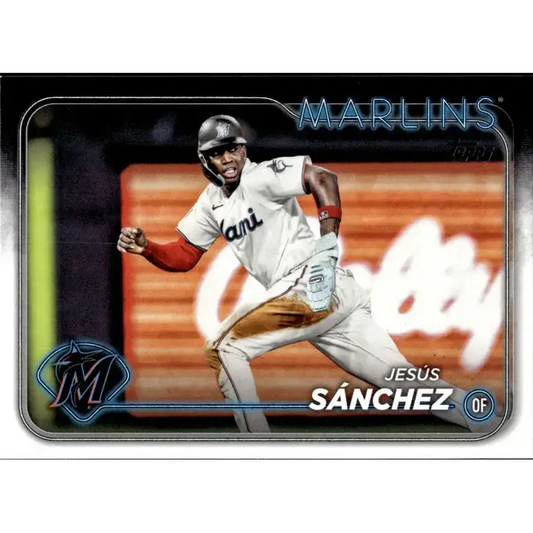 2024 Topps #580 Jesus Sanchez NM-MT Miami Marlins Baseball Card - Baseball Card Single